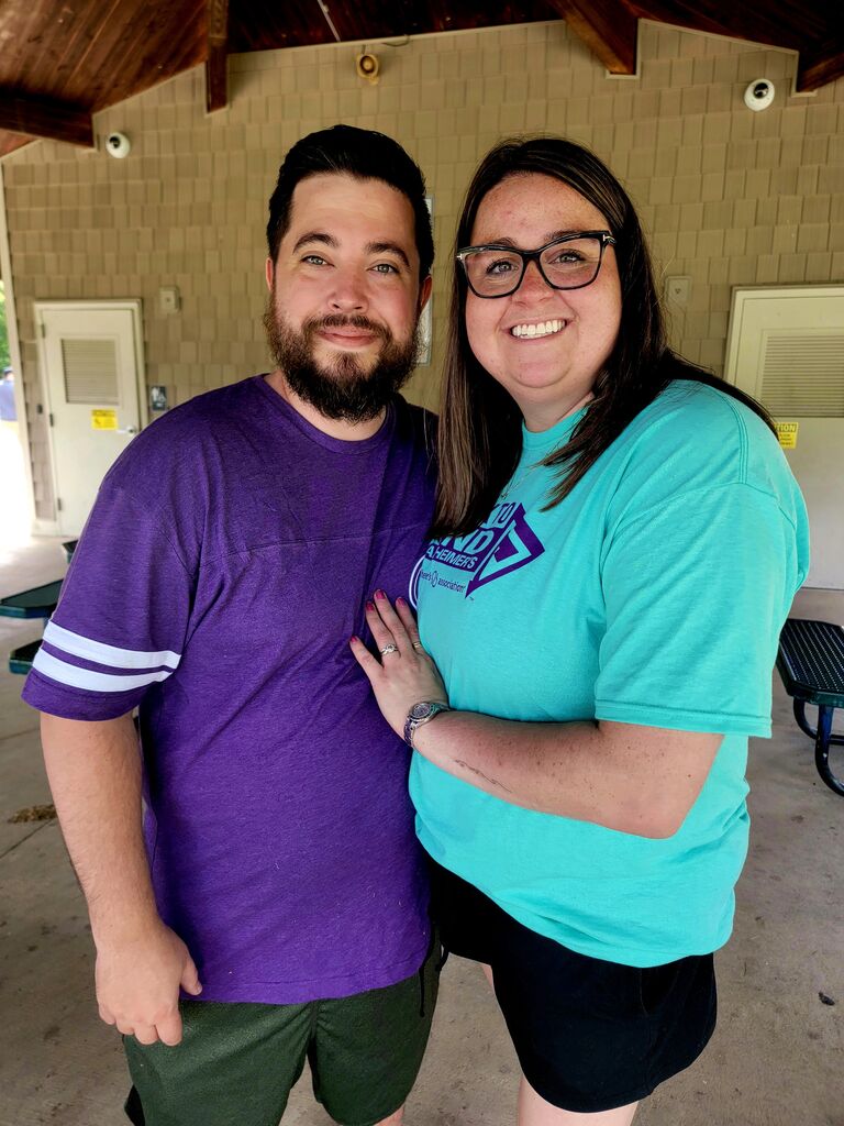 Bryan was a champ helping with the Alzheimer's Walk!
