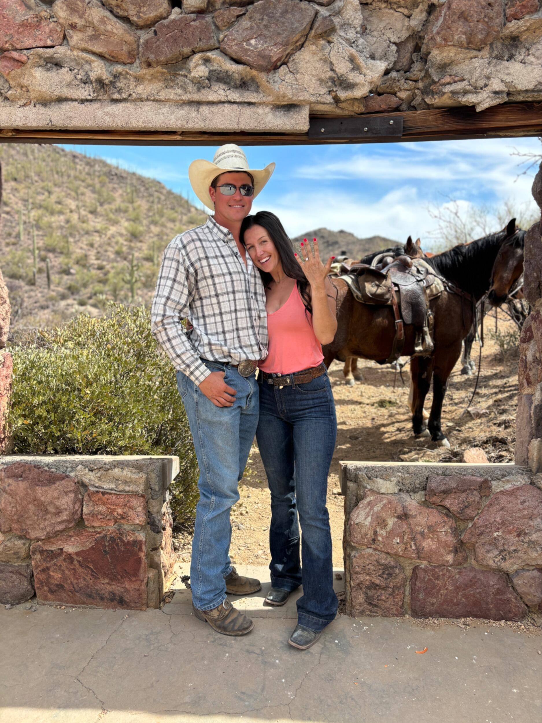 Engaged!
Rock house
 -  Tucson Mountains
