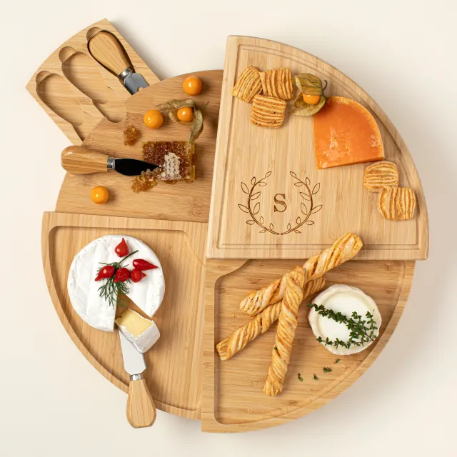 Custom cheeseboard from Uncommon Goods