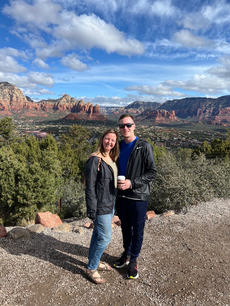 A trip to Sedona Arizona; an awesome suggestion of a trip from Jillian! A trip with lots of hikes and scenery! 