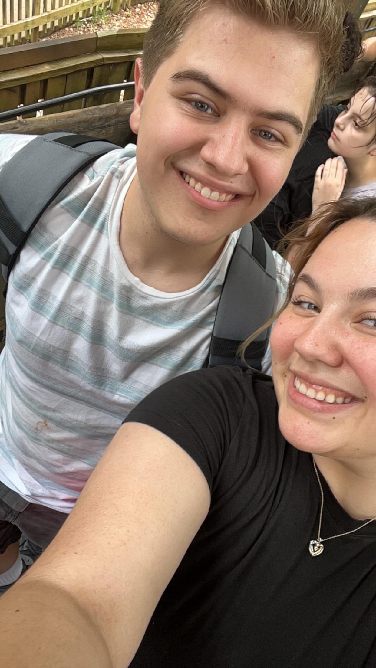 Having fun on vacation at Silver Dollar City!