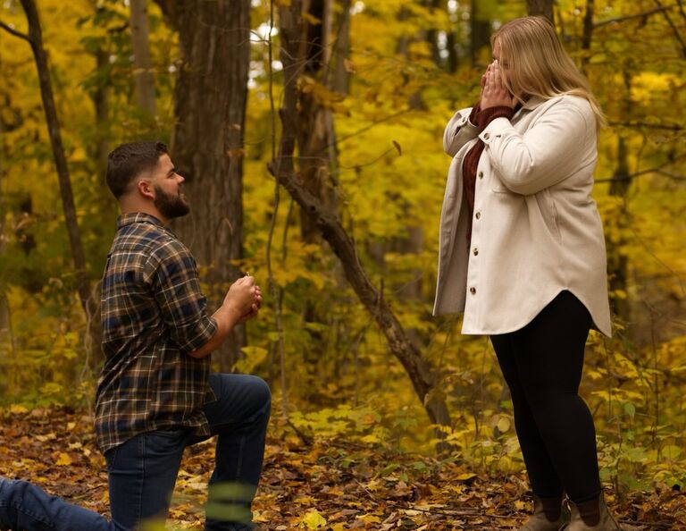 Kate and Dean embarked on a new and exciting journey together after Kate said yes to Dean's heartfelt proposal. Their love story is one filled with shared dreams, laughter, and countless cherished moments. As they look forward to their future together, they are eager to continue building a life filled with joy, adventure, and unwavering support for one another. 