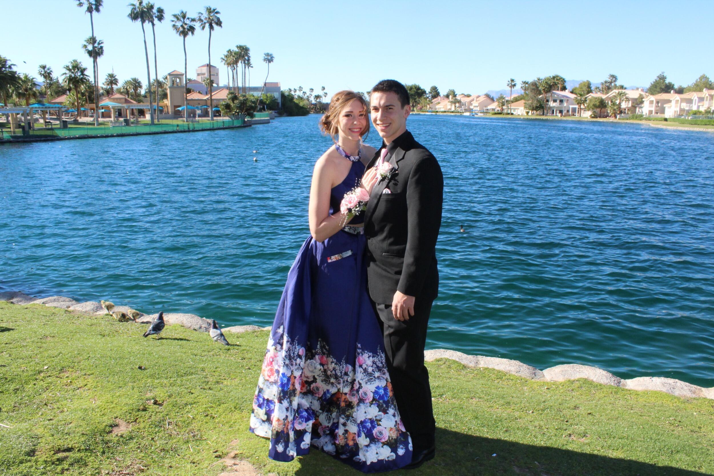 2nd Prom together-Logan's senior year