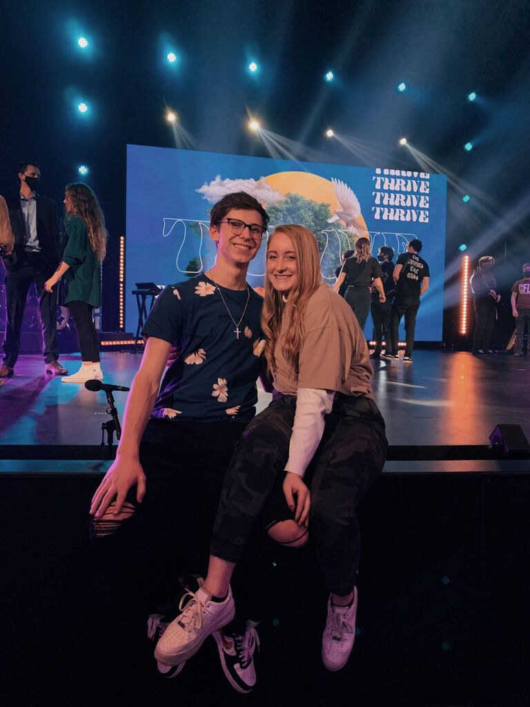 Our first church conference together (Thrive).