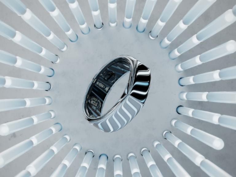 Smart wedding band ring