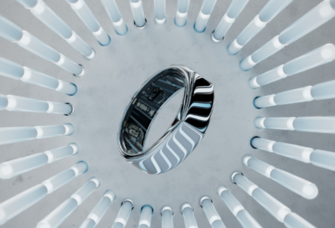 Smart wedding band ring