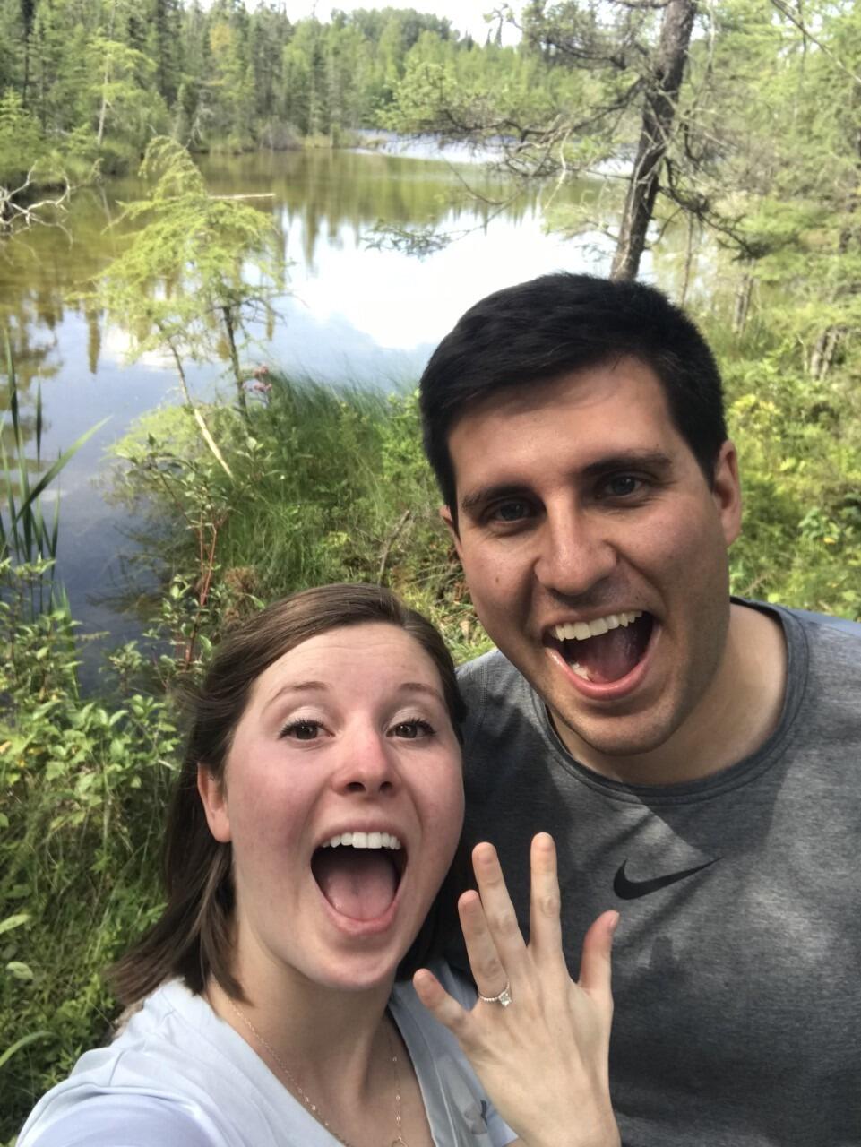 She said yes! 