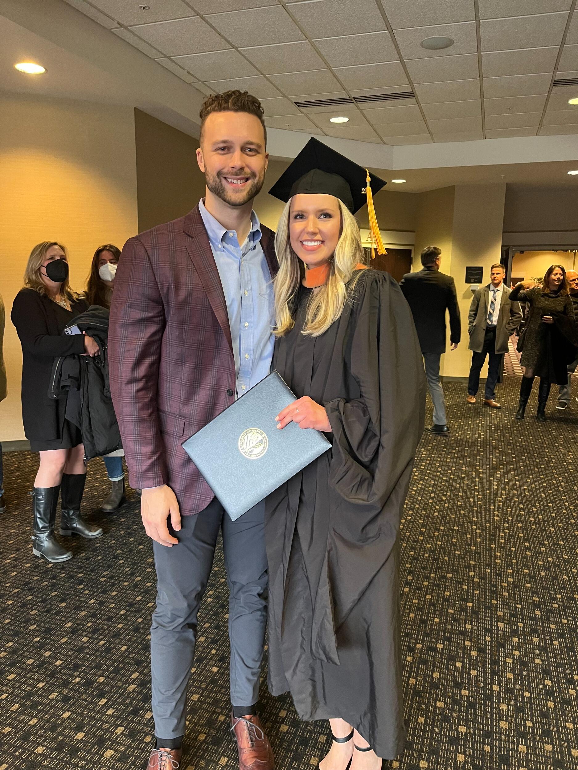 Maya's graduation from Marquette nursing school