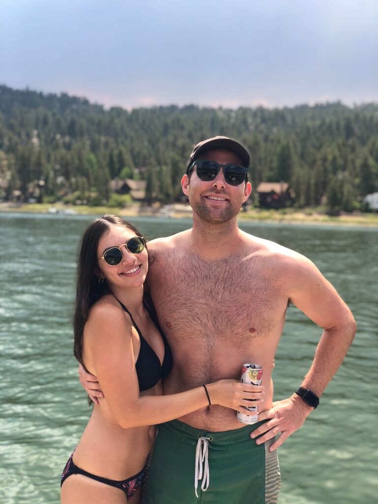 Jason asked Sharon to be his girlfriend on their first trip to Big Bear.  She said yes!